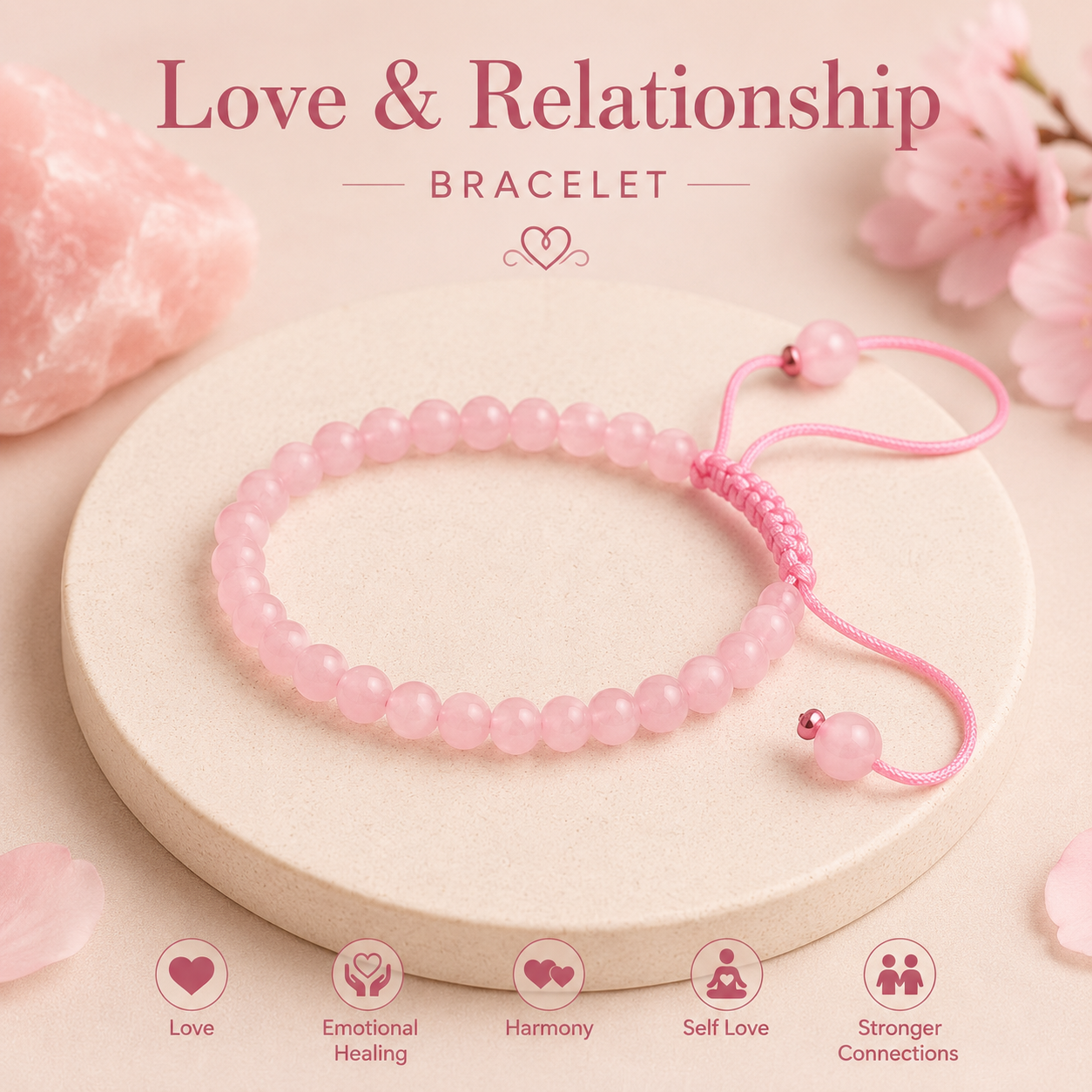 Love & Relationship Crystal Bracelet Love & Relationship Crystal Bracelet